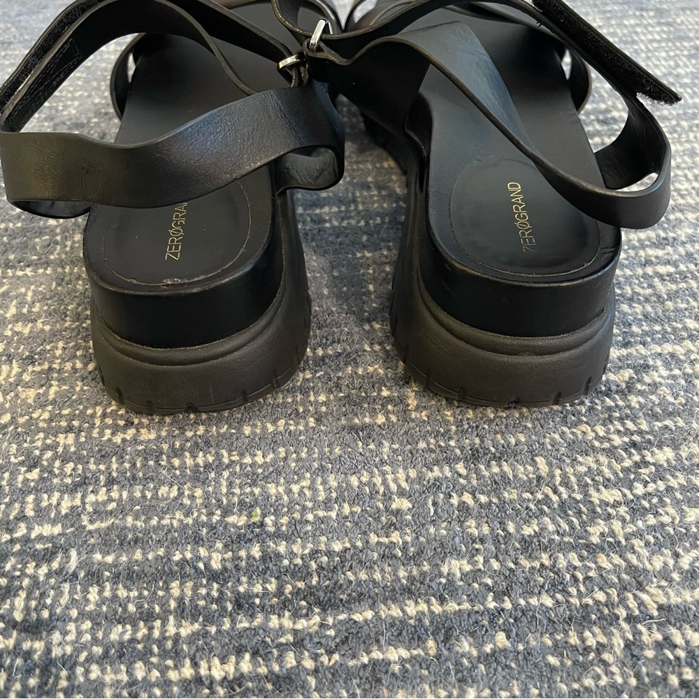 Cole Haan ZeroGrand Leather Platform Sandals - Picture 7 of 12